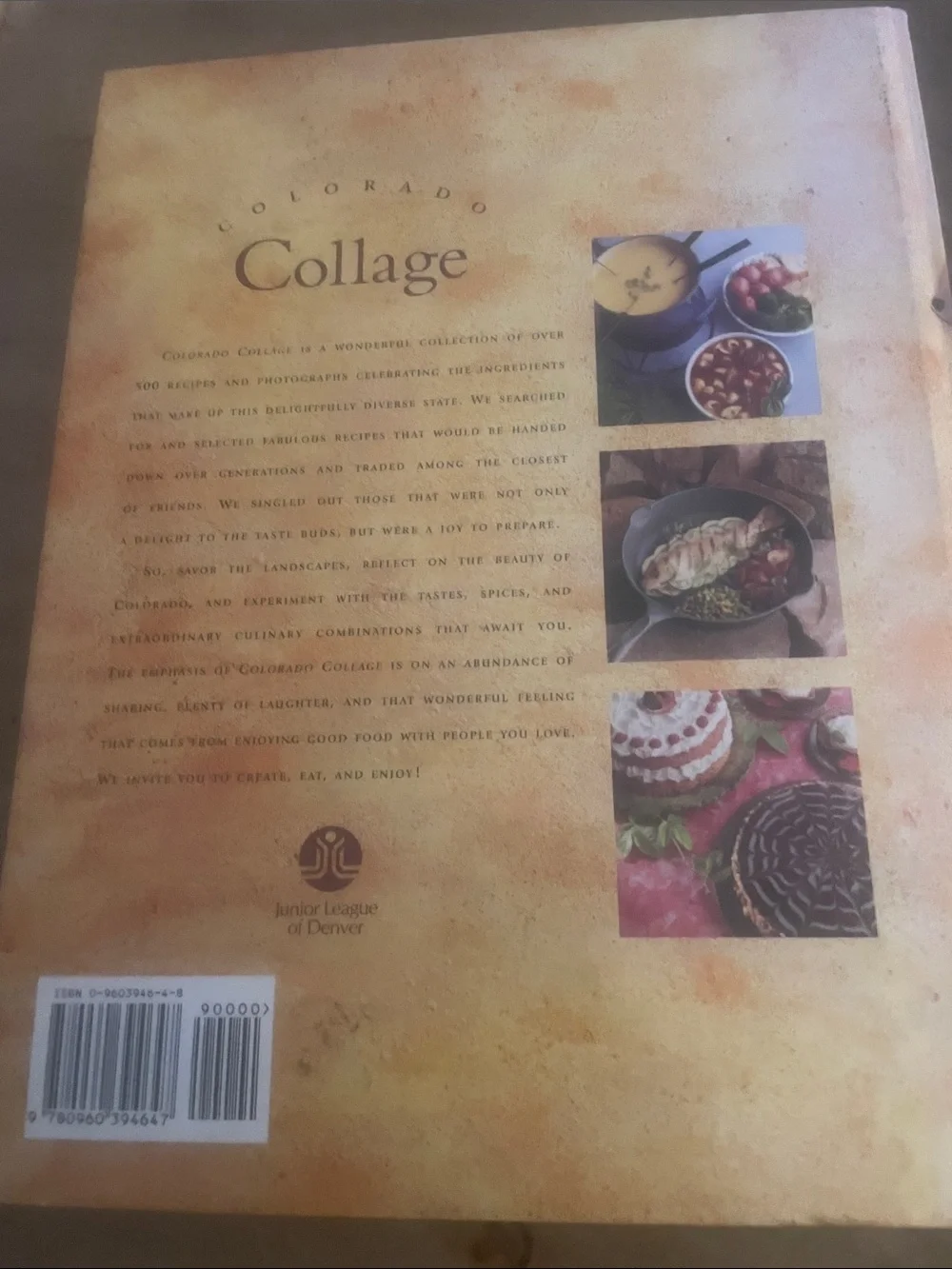 Colorado Collage Cookbook - Colorado Cache Cookbook